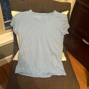 XS Women’s J Crew Girlfriend Tee Light Blue